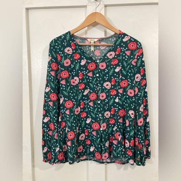 MATILDA Jane Yesteryear Once Upon A Time blouse shirt Medium poppy - Picture 1 of 11